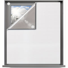 1pc Blackout Curtain Room Darkening Light Blocking Portable Window Shade