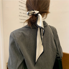 Sunproof Print Long Headband Bag Decorative Accessories Ribbon