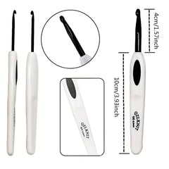 8pcs Knitting Tool Set Aluminum Crochet Suit