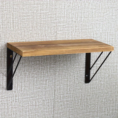 Adjustable Kitchen Racks 3 Tier Wall Shelves Wooden Storage Hanging Shelf