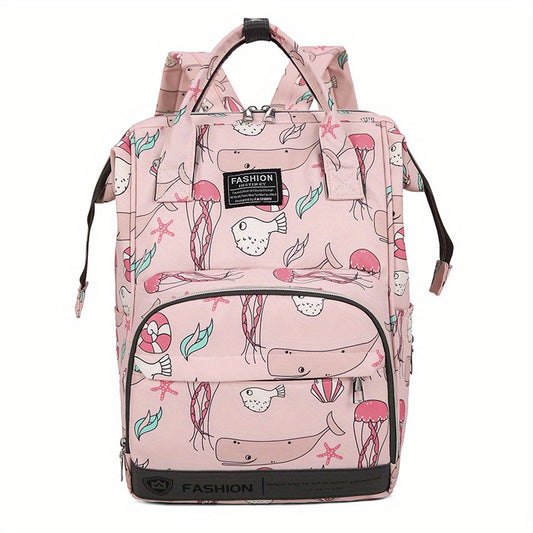 Printed Mommy Bag Large Capacity Diaper Bag