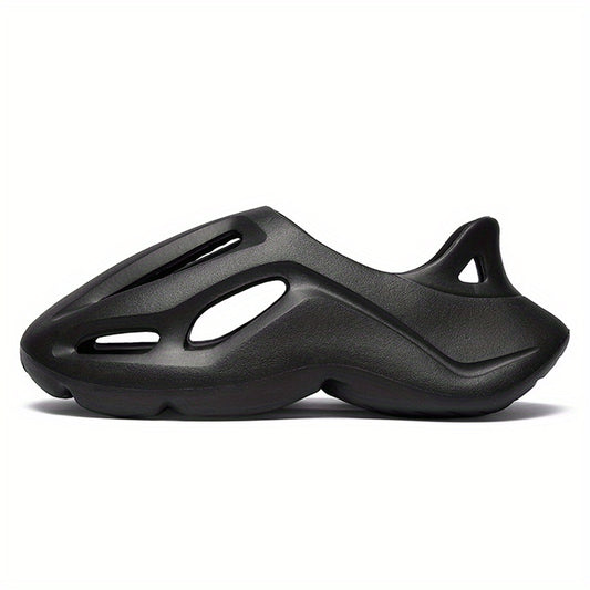 Men's Lightweight Slip On Platform Clogs - Outdoor Hollow Out Sandals