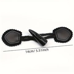 3 Pairs Resin Horn Buckle Leather Belt Rope Buckle