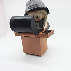 1:20 Scale BBQ Grill Figurine - Copper Finish