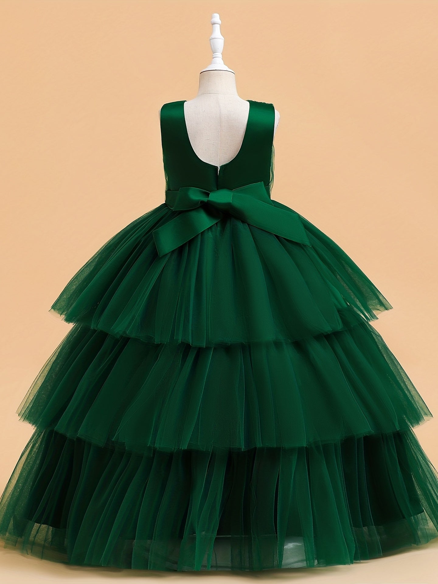 Princess Flower Girl Wedding Dress for Birthday Party