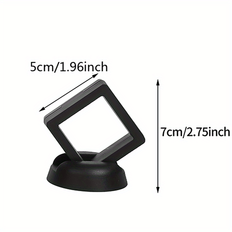 3D Floating Frame Display Holder Stand for Coins and Jewelry