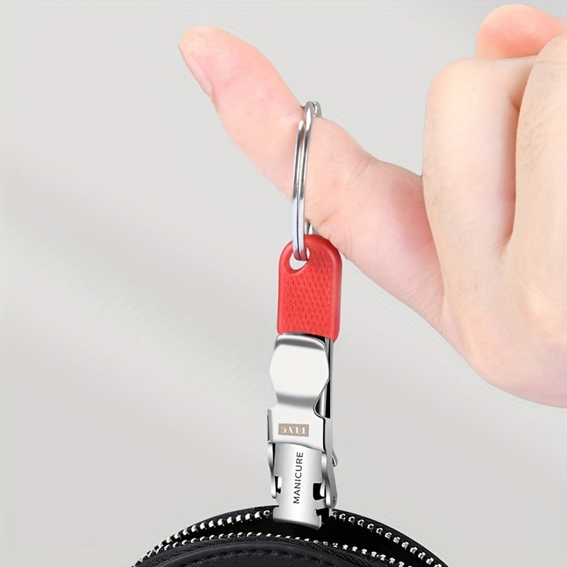 Portable Folding Nail Clippers Keychain Pedicure Tool