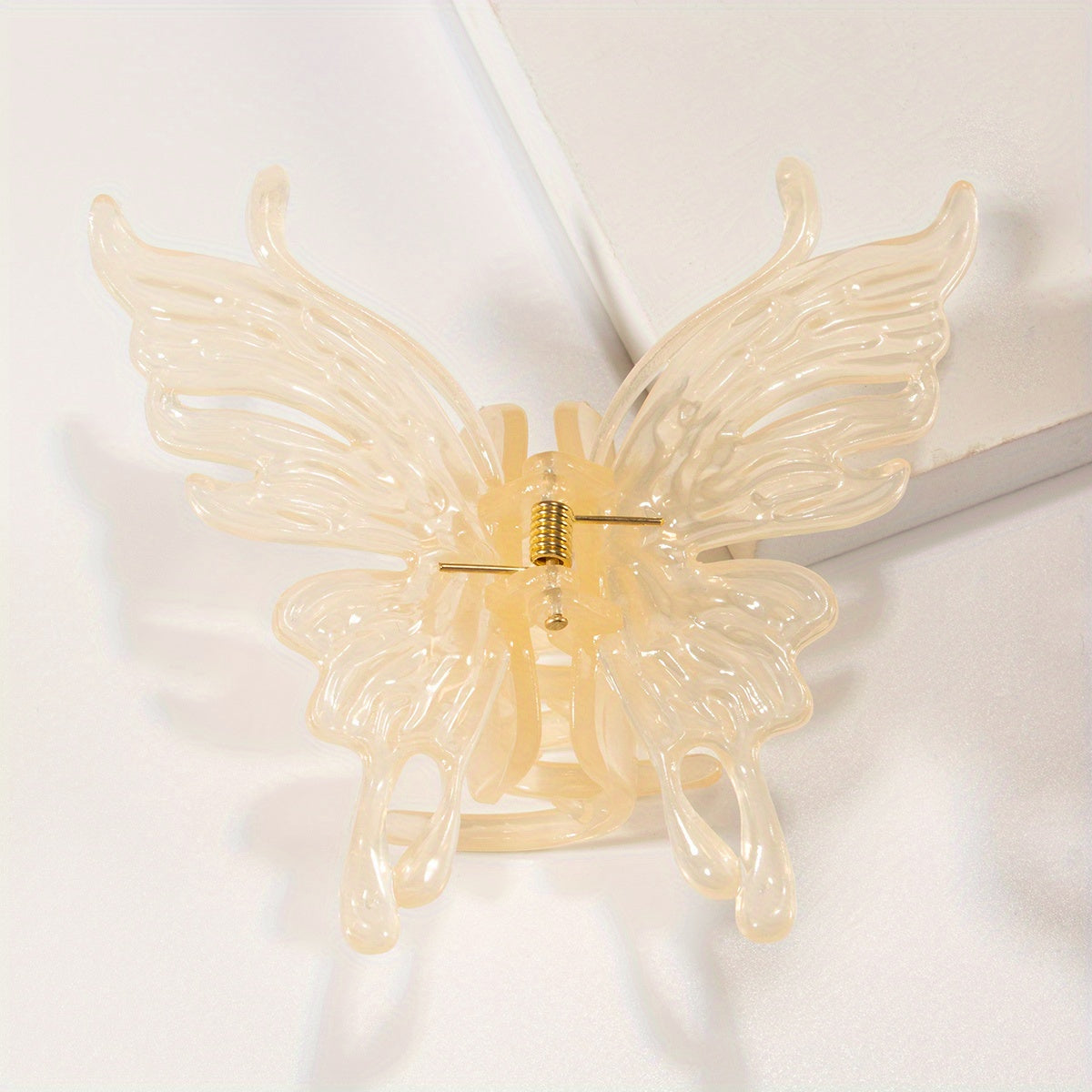 Acrylic Butterfly Hair Claw Shark Claw Ponytail Holder