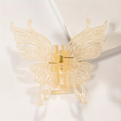 Acrylic Butterfly Hair Claw Shark Claw Ponytail Holder