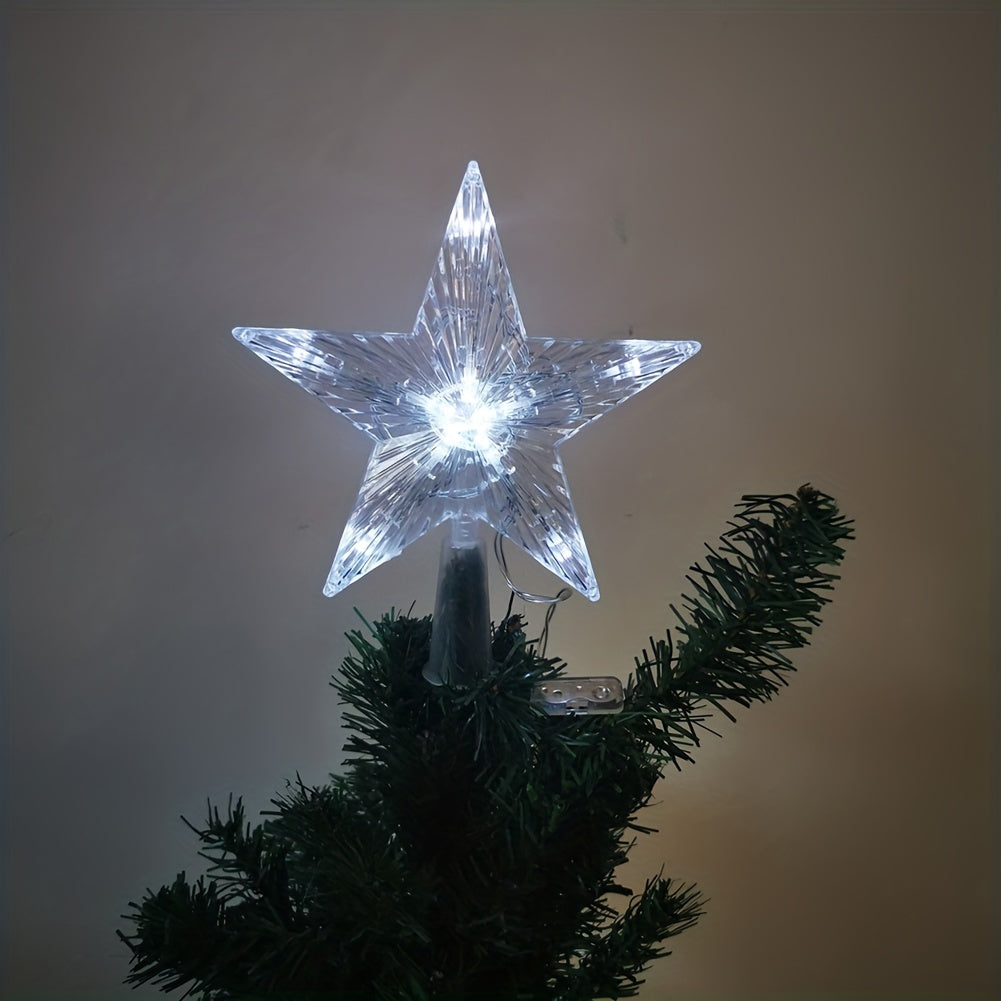 Christmas Tree Topper Star Xmas Tree Topper Star With Lights LED Night Light