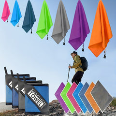 Quick Dry Microfiber Travel Towel for Camping Beach Backpacking Hiking Sports