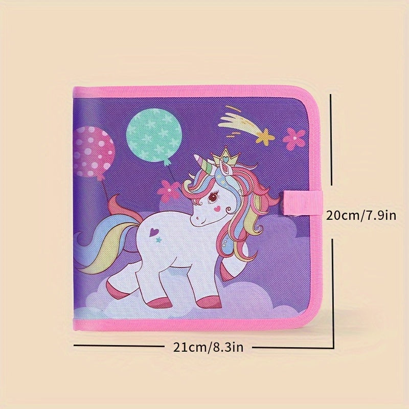 Blackboard Unicorn Reusable Drawing Board Toy for Kids