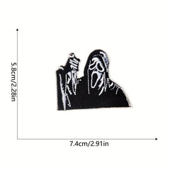8pcs Halloween Iron On Patches Embroidered Applique Repair Patch DIY Craft