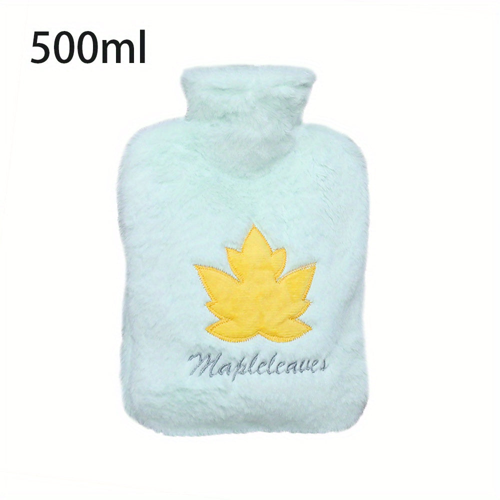Leaf Style Hot Water Bag Hand Warmer for Indoor Outdoor Camping Travel Winter