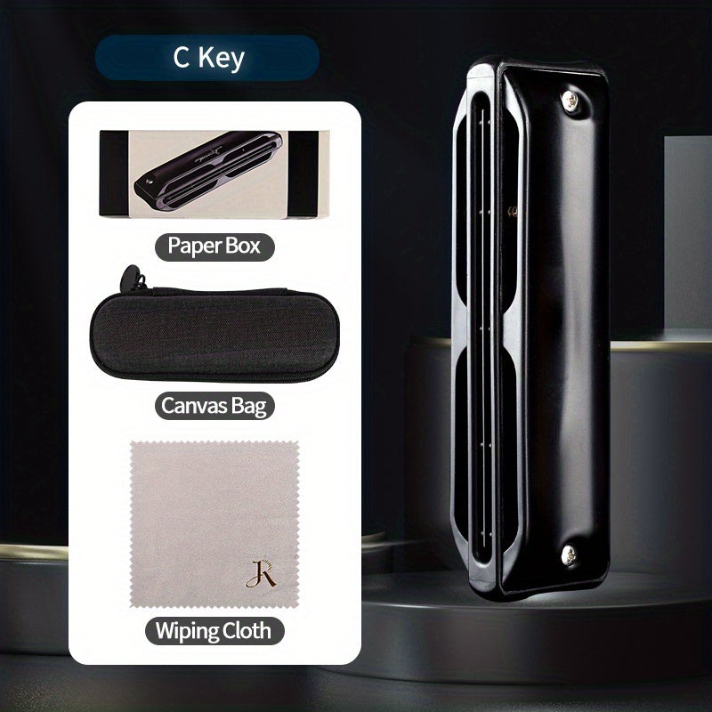 Professional Performance JDR Assassin 10 Hole C Key Blues Harmonica