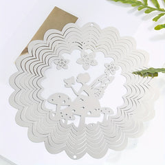 14 Wind Spinner Catcher 3D Rotating Stainless Steel Mirrored Patio Decor