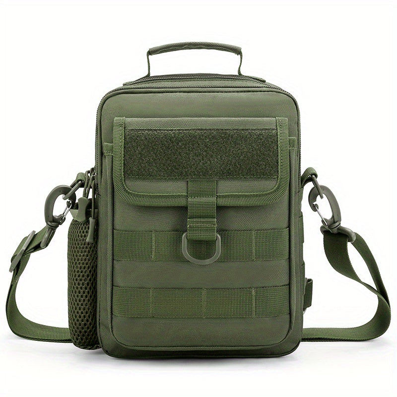 Men's Messenger Bag With Buckle & Thickened Handle Outdoor Sports Bag