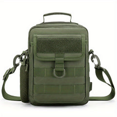 Men's Messenger Bag With Buckle & Thickened Handle Outdoor Sports Bag