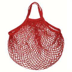 Short Handle Mesh Bag Regular Shoulder Carrying Net Shopping Bag Reusable