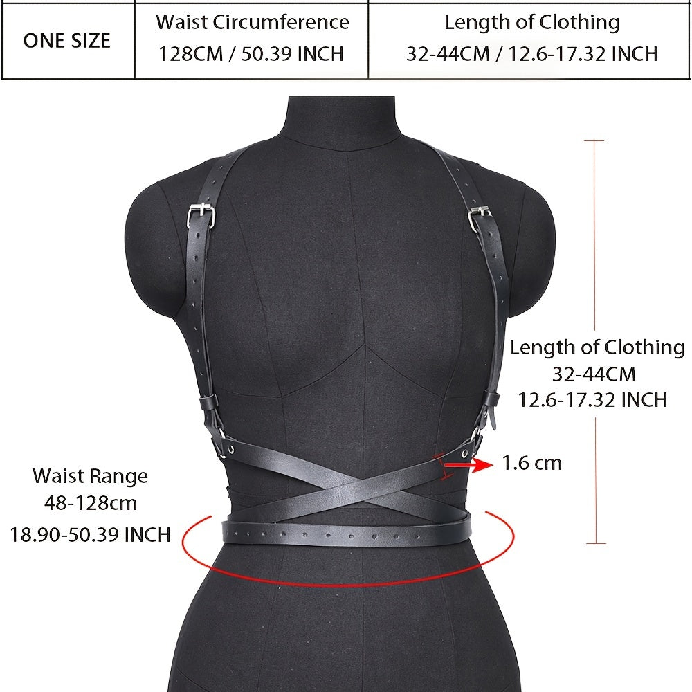 Body Harness Belt Corset Leather Waist Belt Gothic Belt Valentines