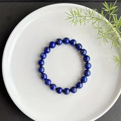 High Pure Natural Lapis Lazuli Bracelet 4mm 6mm 8mm 10mm DIY Beads
