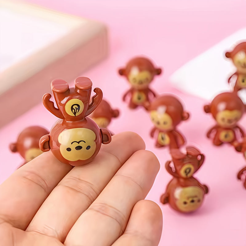 Pack of Funny Toy Monkeys for Creative Play