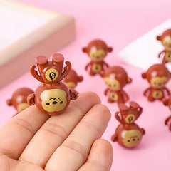 Pack of Funny Toy Monkeys for Creative Play