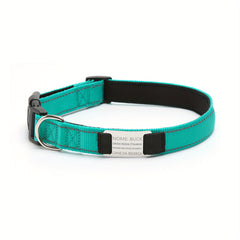 Reflective Dog Collars with Engraved Name Plate