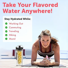1L Sports Water Bottle with Fruit Infuser Easy to Clean
