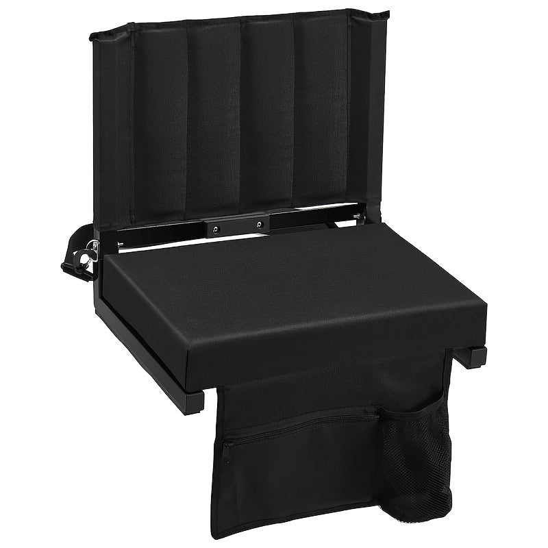 Portable Stadium Seat With Back Support & Wide Cushion