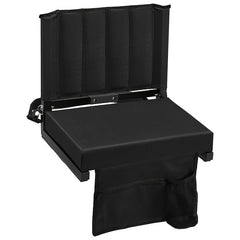 Portable Stadium Seat With Back Support & Wide Cushion