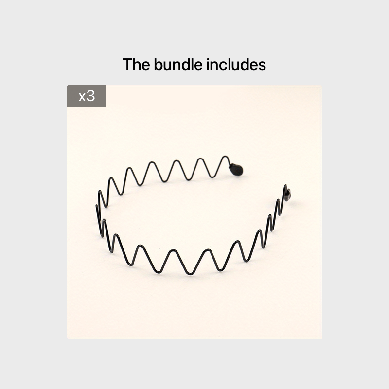 Invisible Sports Headband Slicked back Wave Headband