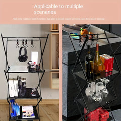 Portable Aluminum Alloy Table Storage Rack for Camping