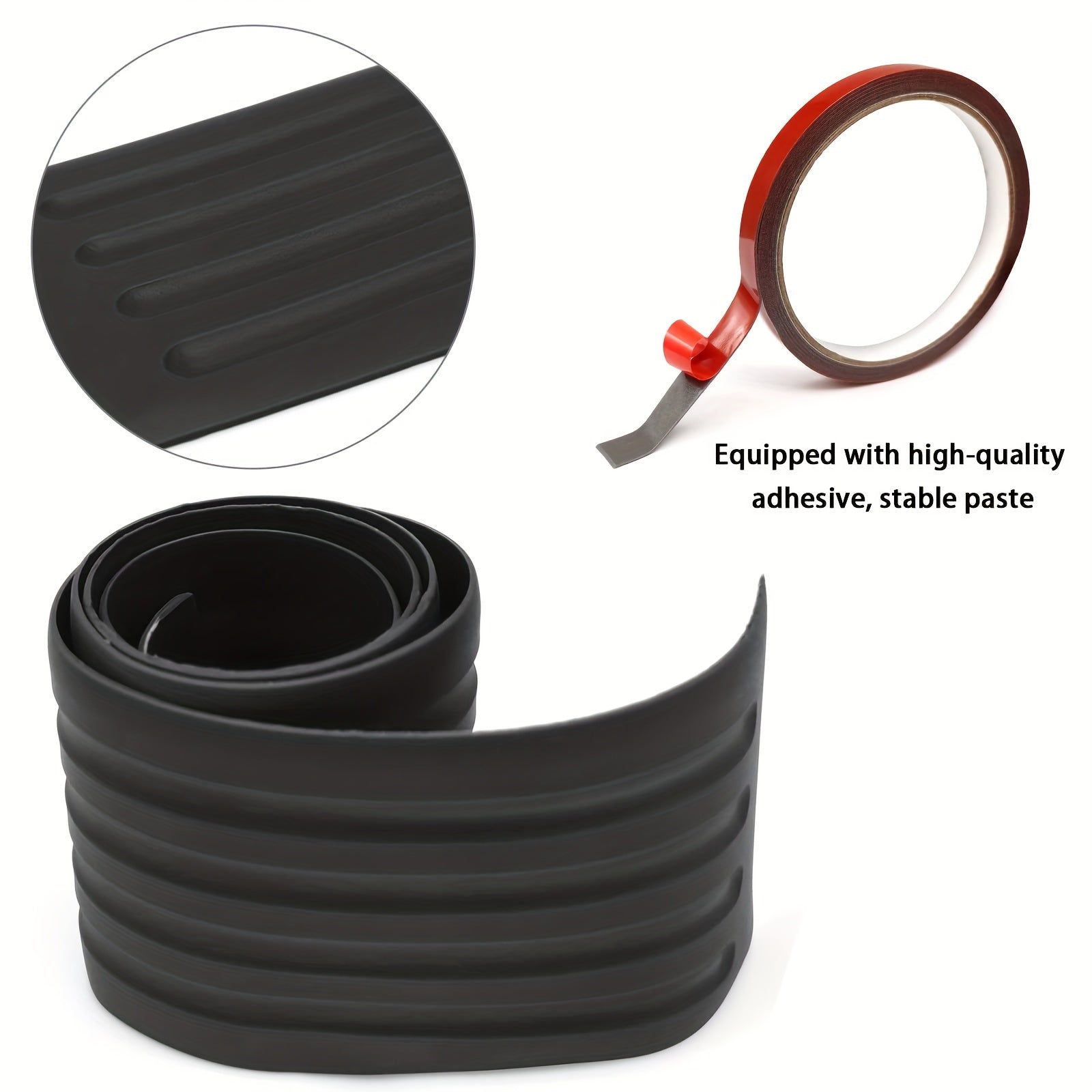 Car Trunk Protection Strip Bumper Collision Prevention Tailgate Decoration
