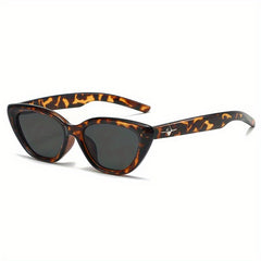 Y2K Cat Eye Sunglasses Punk Star Decor UV400