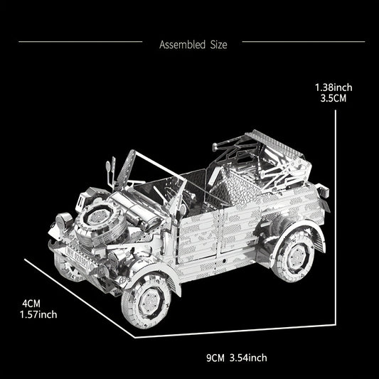 DIY Metal Assembly Off-road Vehicle Model Puzzle Toy Gift