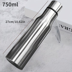 1000ml Portable Metal Water Bottle for Outdoor Sports