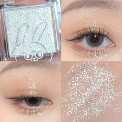 Monochrome Eyeshadow Palette Pearly Glitter Powder