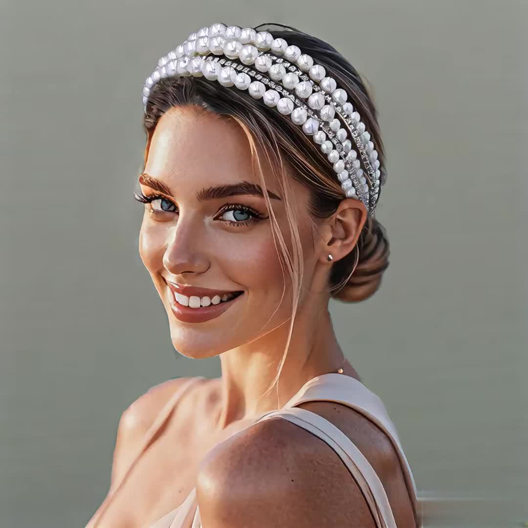 One and Versatile Hairband Headband for Bridal and Daily Accessories