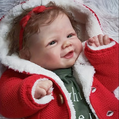 Realistic Reborn Youngsters Doll with Rooted Hair Soft Silicone Vinyl 3D Skin