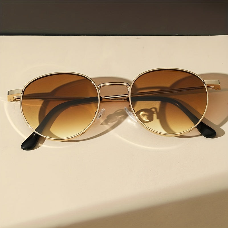 Metal Frame Sunglasses Anti Glare UV400