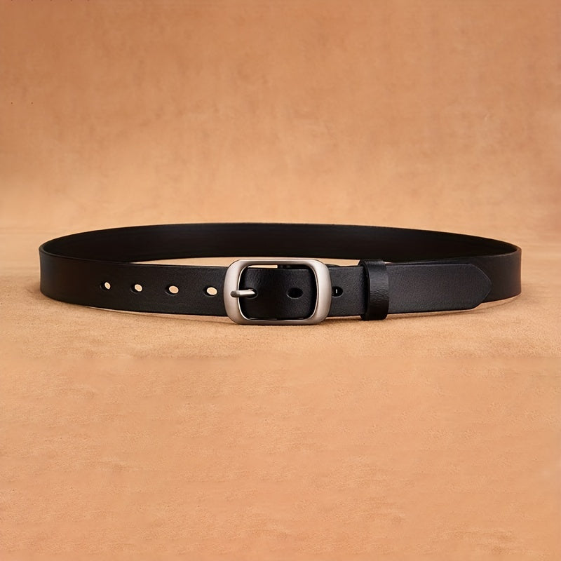 Men's Leather Belt Pin Buckle Jeans Belt Versatile Casual Pants Belt
