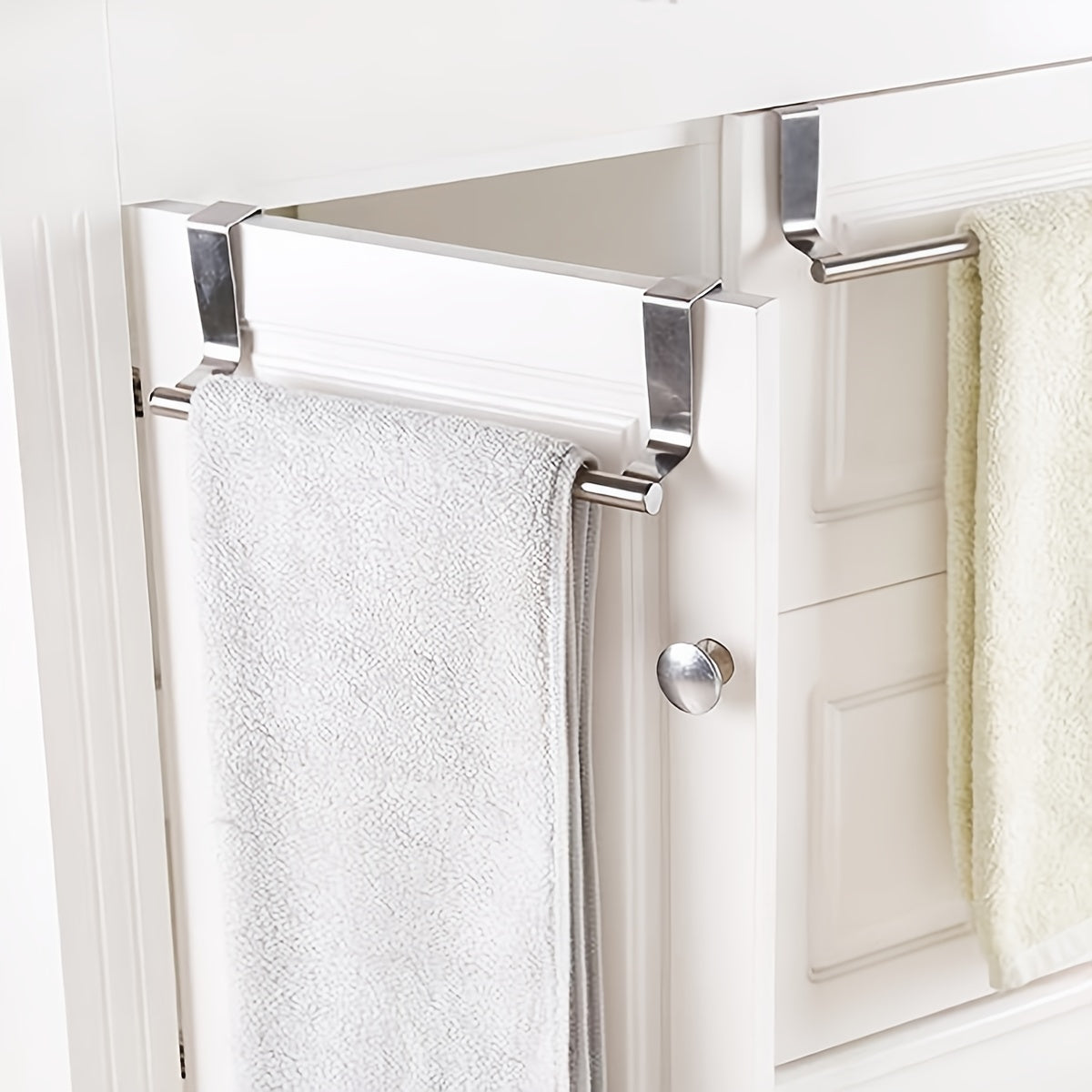 Single Pole Towel Rack Cabinet Door Back Cloth Hanging Rack Bathroom Towel Rack