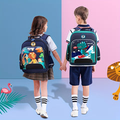 Yome Children's Backpack Primary School Cartoon Lion Dinosaur Pony Bag