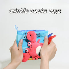 Soft Crinkle Busy Books Interactive Cloth Toy for Early Development