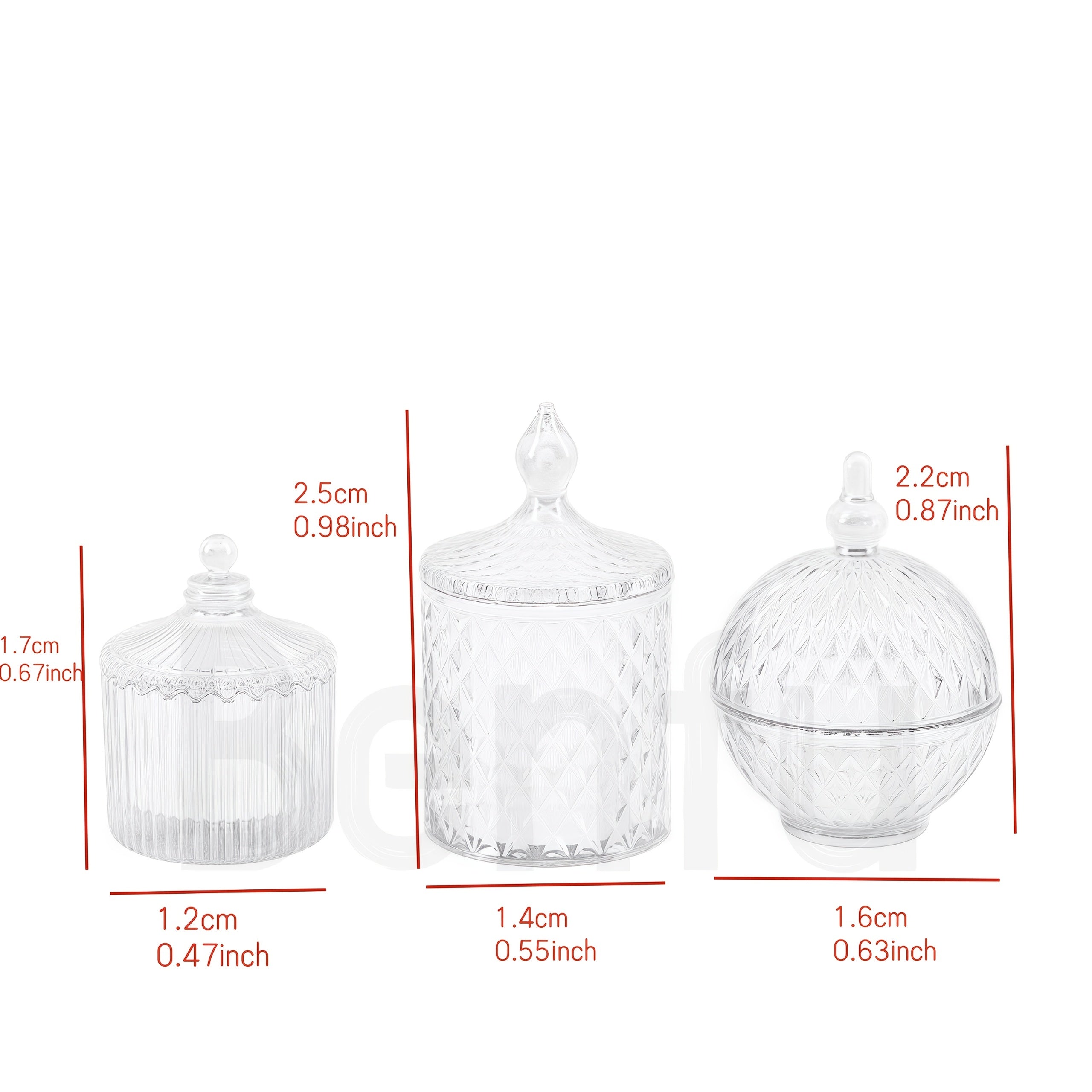 Mini Candy Jars Decorative Dollhouse Set