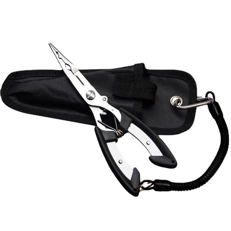 Stainless Steel Fishing Pliers: Scissors, Cutter, Hook Remover
