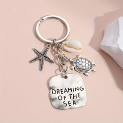 Turtle Starfish Keychain Pendant Dreaming Of The Sea Bag Ornament Accessories