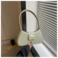 Solid Shoulder Bag Minimalist Handbag