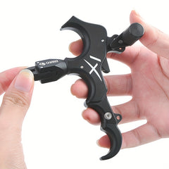 360 Degree Rotation Thumb Bow Release 3 4 Finger Aluminum Alloy
